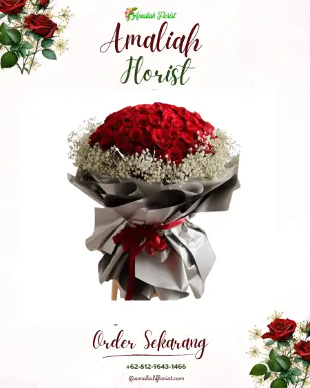 Buket Bunga Garden Wedding Depok