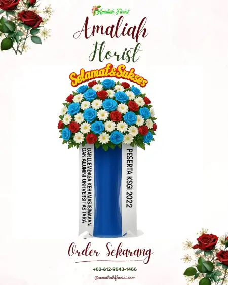 Standing Flowers Garden Wedding Depok